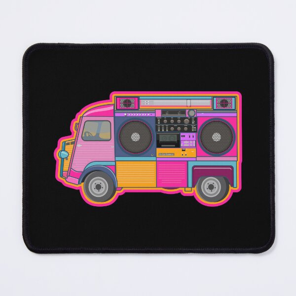 Item preview, Boom box van. Boom box. Pop art stickers. hip hop designed and sold by Boogosh.