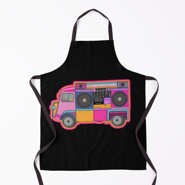 Item preview, Boom box van. Boom box. Pop art stickers. hip hop designed and sold by Boogosh.
