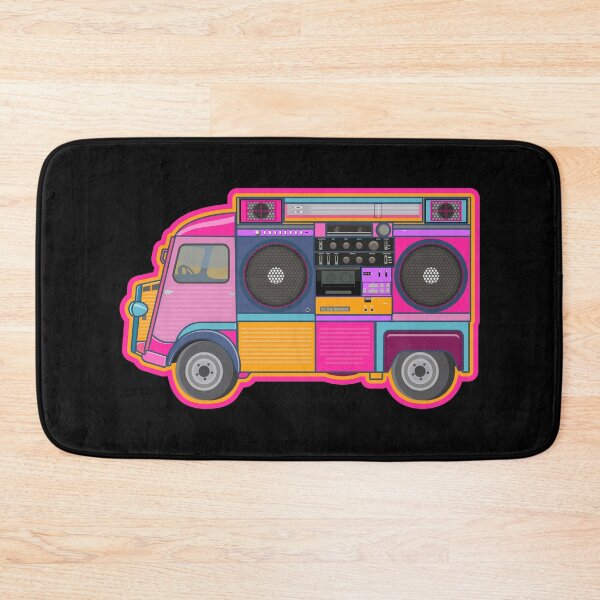 Item preview, Boom box van. Boom box. Pop art stickers. hip hop designed and sold by Boogosh.