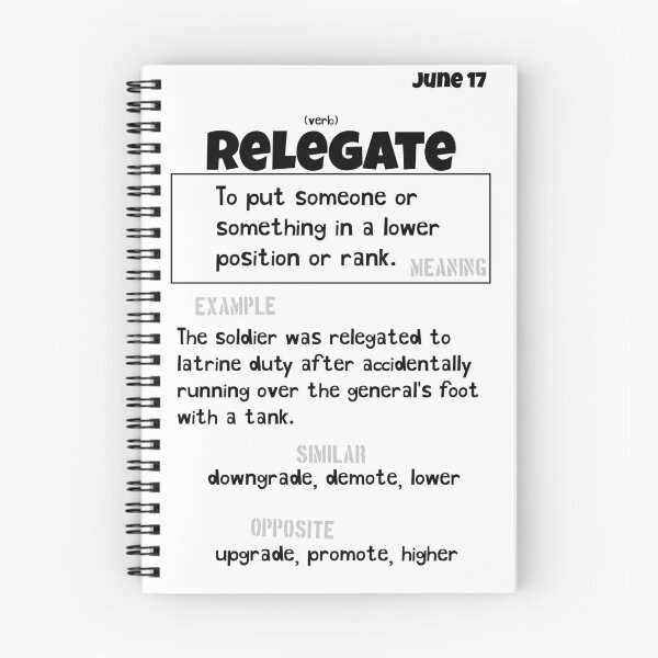 Item preview, June 17 Relegate designed and sold by Square Root of Squid.