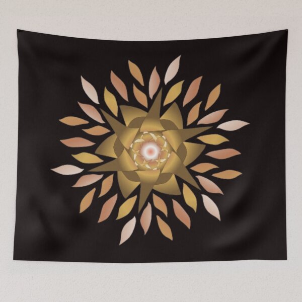 Item preview, Floral leaf mandala designed and sold by FGCART.