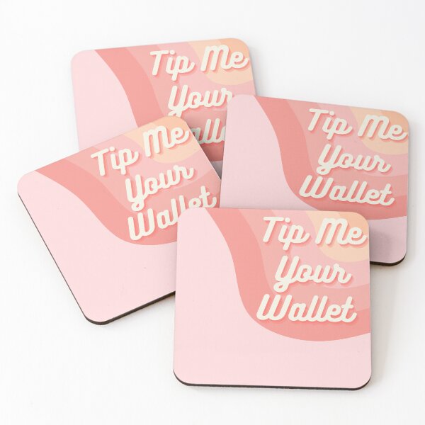 Item preview, Server Tip Me Your Wallet designed and sold by Pink Ribbon.