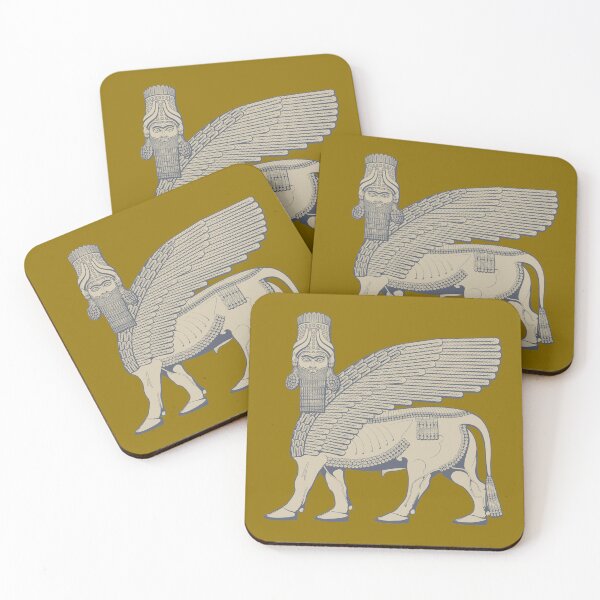 Item preview, Lamassu Winged Bull Front designed and sold by Dingir ENKI.