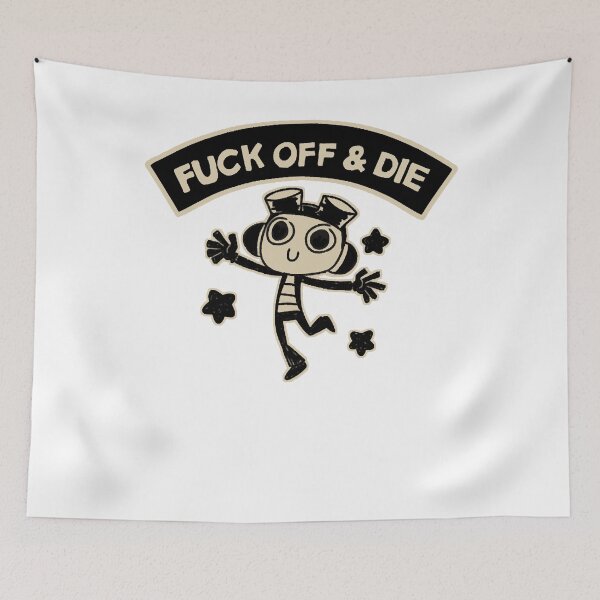Item preview, My Favorite People Doodle Raz &Quot;Fck Off And Die designed and sold by BobbieVonRueden.