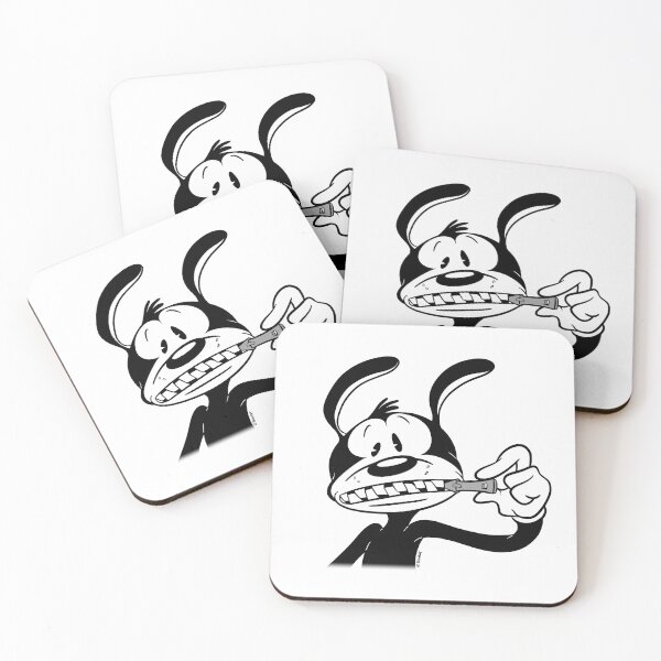 Item preview, Zipped Lips Dog Retro 30s Cartoon Rubberhose Style designed and sold by skullislandprod.