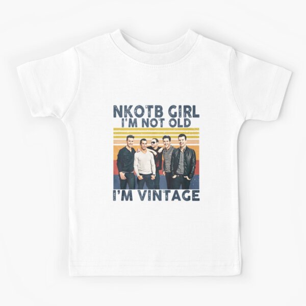 NKOTB Girl I'm Not Old I'm Vintage Personalized Baseball Jersey - Growkoc