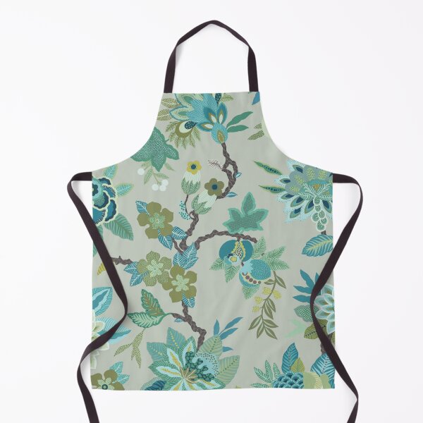 Item preview, Jacobean Floral - Grey designed and sold by Sarah Thorpe Designs .