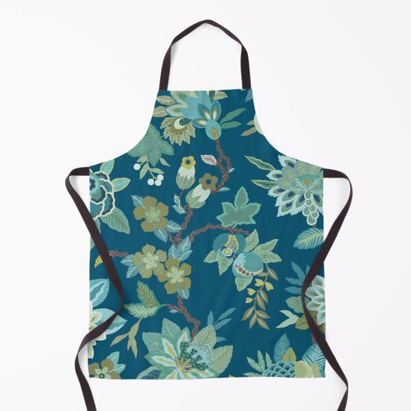 Item preview, Jacobean Floral - Blue designed and sold by Sarah Thorpe Designs .