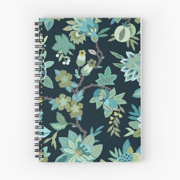 Item preview, Jacobean Floral - Black designed and sold by Sarah Thorpe Designs .