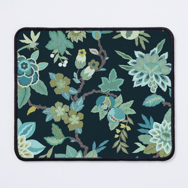 Item preview, Jacobean Floral - Black designed and sold by Sarah Thorpe Designs .