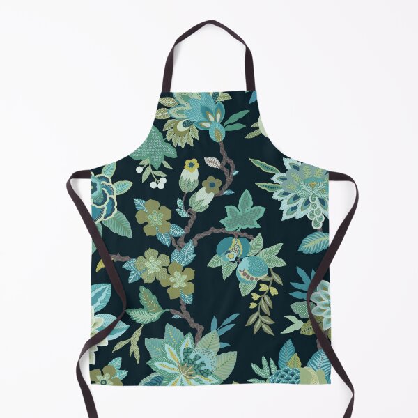 Item preview, Jacobean Floral - Black designed and sold by Sarah Thorpe Designs .