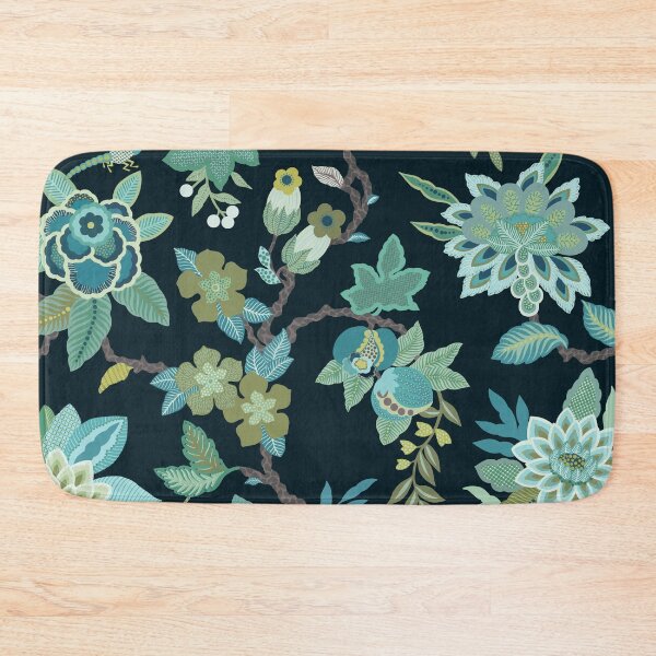 Item preview, Jacobean Floral - Black designed and sold by Sarah Thorpe Designs .