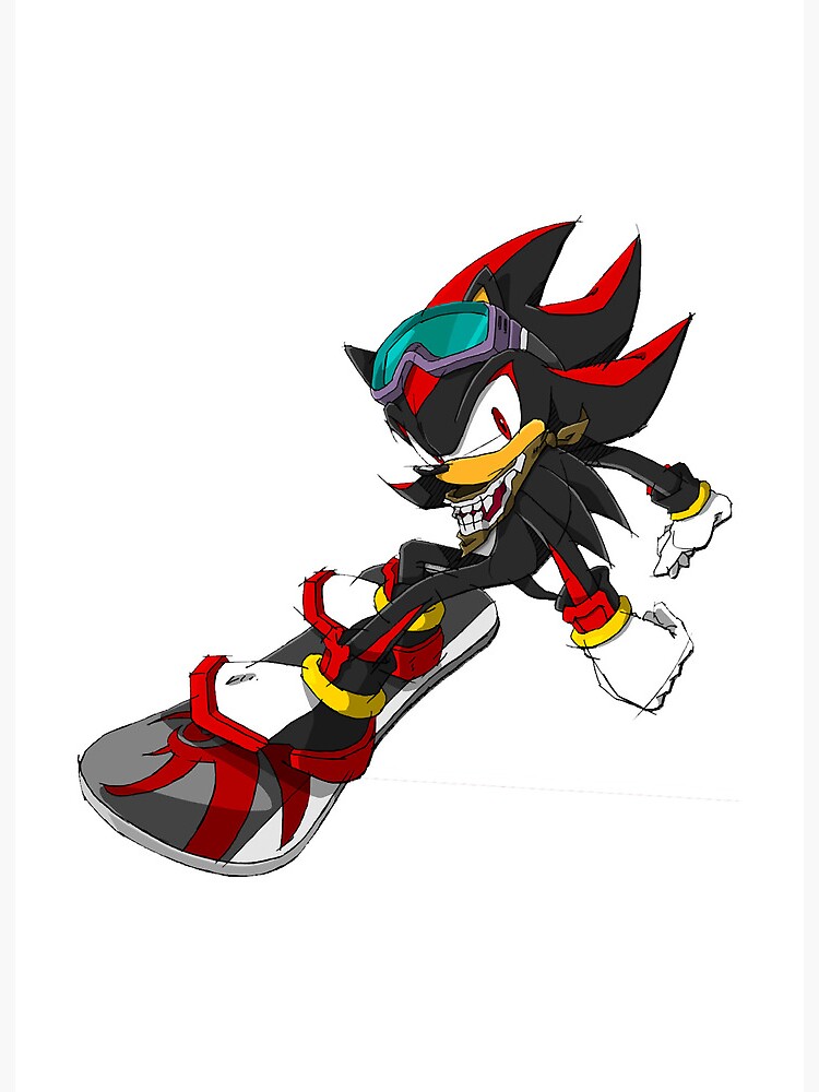 Shadow The Hedgehog Art Board Print for Sale by AndreanaWen