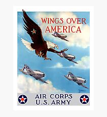 Wings Over America -- Air Corps WWII Photographic Print
