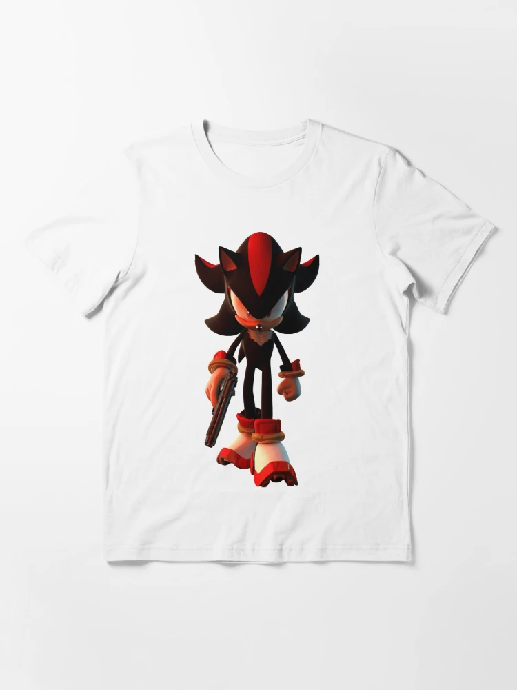 Shadow The Hedgehog Blushing T Shirt 100% Pure Cotton Shadow Hedgehog Shadow  The Hedgehog The Hedgehog Smile Fanart - T-shirts - AliExpress