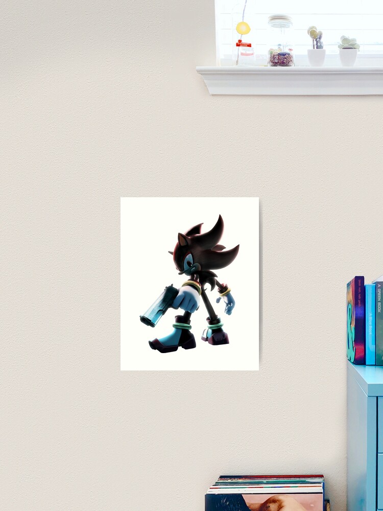 Shadow The Hedgehog Art Print for Sale by AndreanaWen