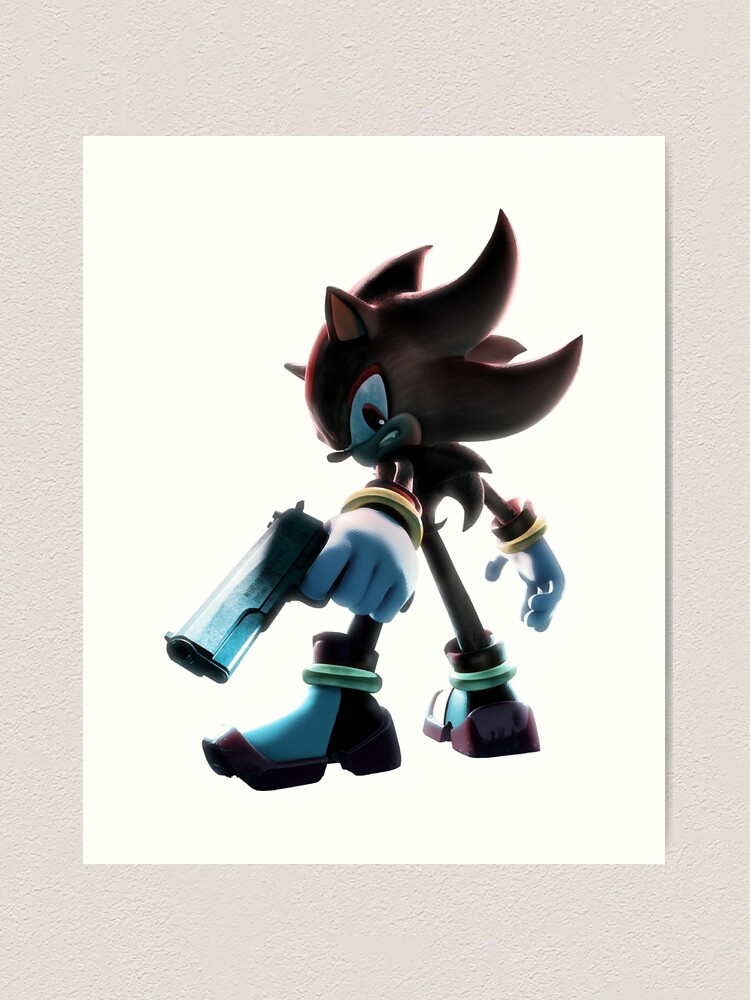 Shadow The Hedgehog Art Print for Sale by AndreanaWen