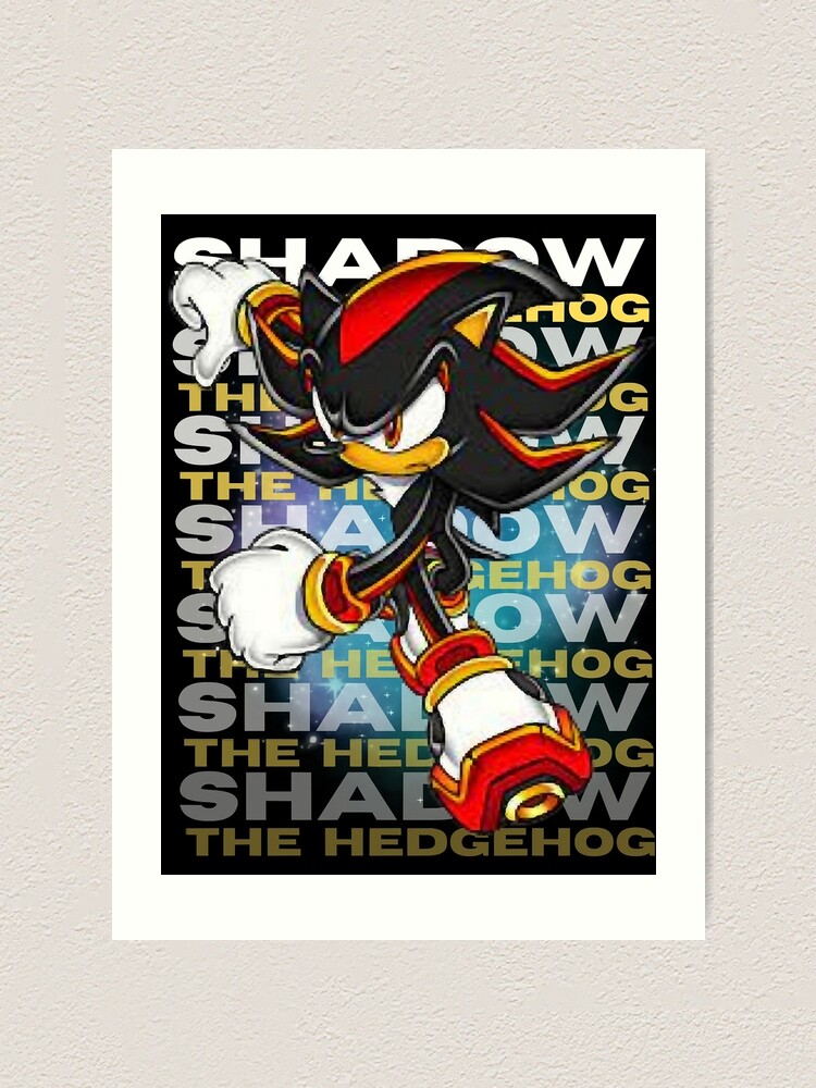 Sonic the Hedgehog 3 Movie Shadow the Hedgehog Poster 