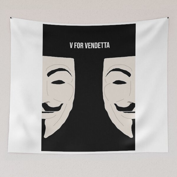 Item preview, Mask V For Vedetta Aesthetic Poster designed and sold by bannysnop.