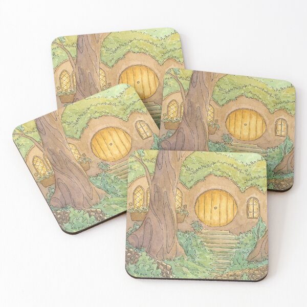 Underhill at Dawn Coasters (Set of 4)