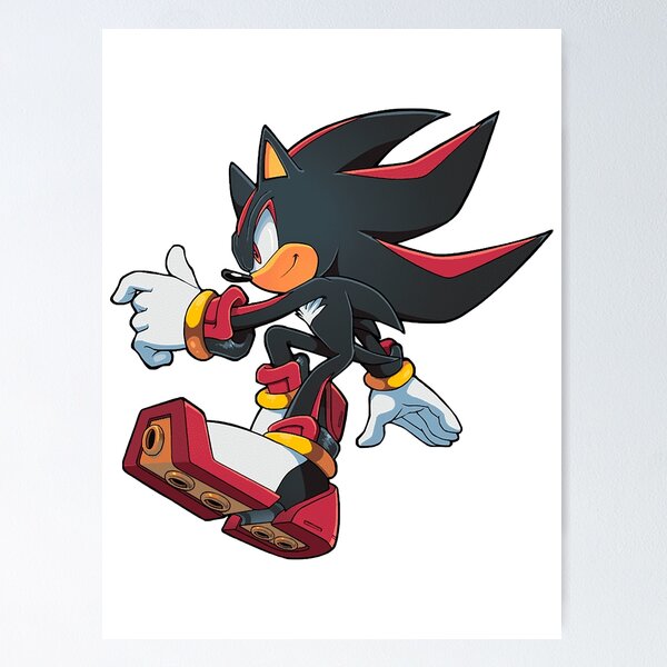 Shadow the Hedgehog (Glow Version) Poster for Sale by