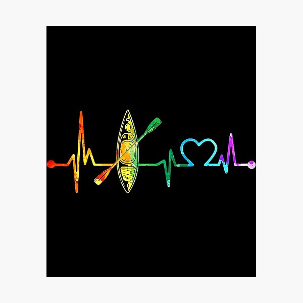 Item preview, Kayaking Lover My Heartbeat Is A Kayak designed and sold by ujgbnx.