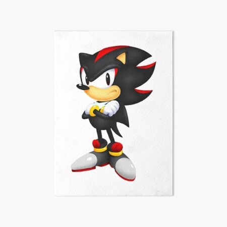 Shadow The Hedgehog Art Board Print for Sale by AndreanaWen