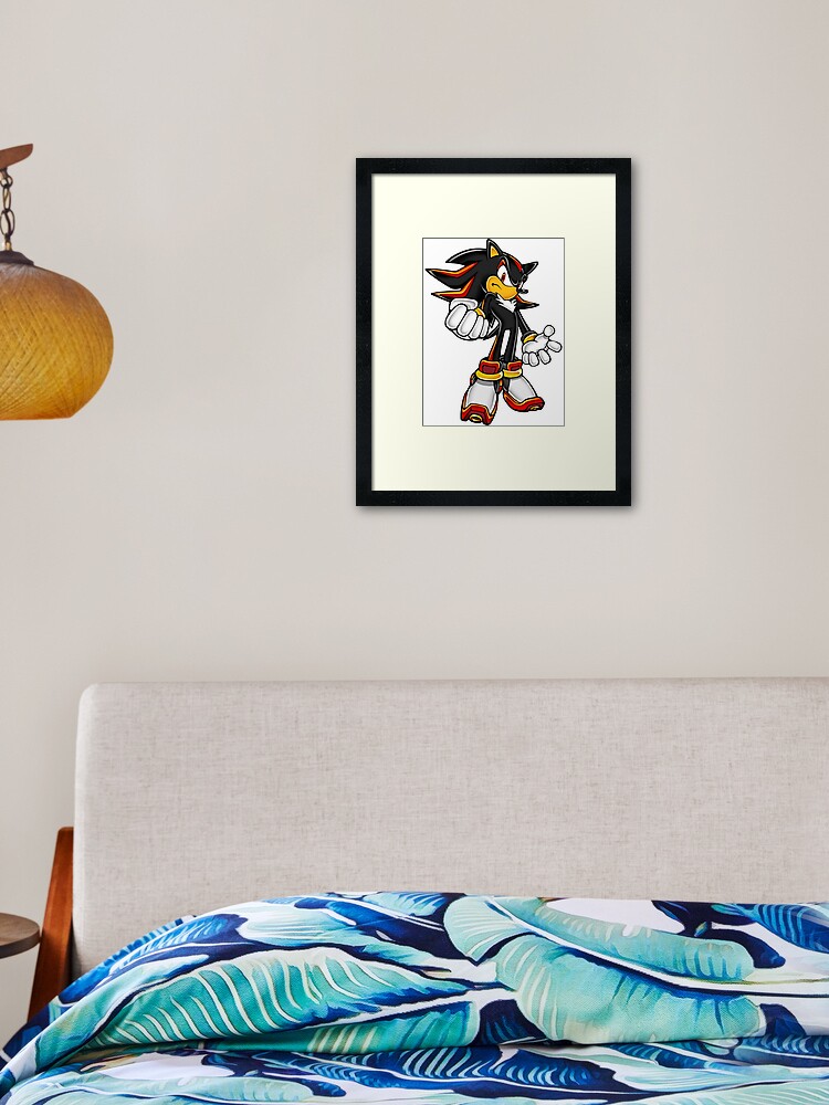 Shadow the hedgehog Fire Sticker for Sale by AndreanaWen