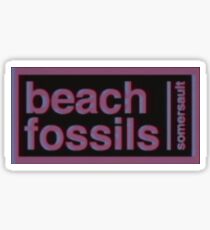 beach fossils sticker Sticker