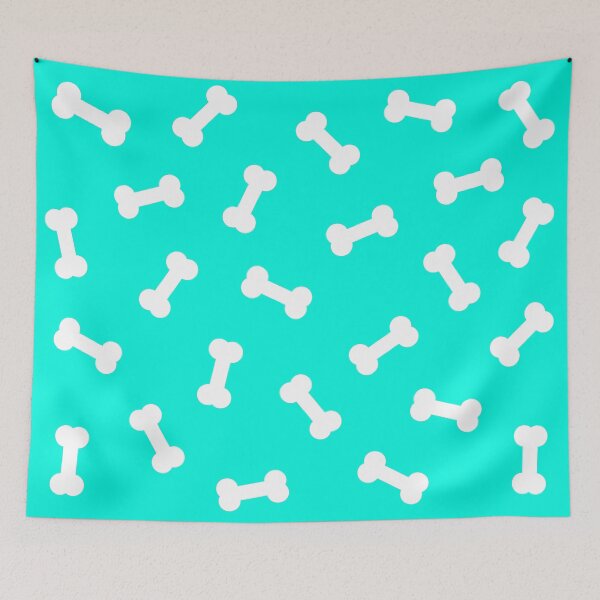 Item preview, Aqua Dog Treat Pattern designed and sold by Lady-Lilac.