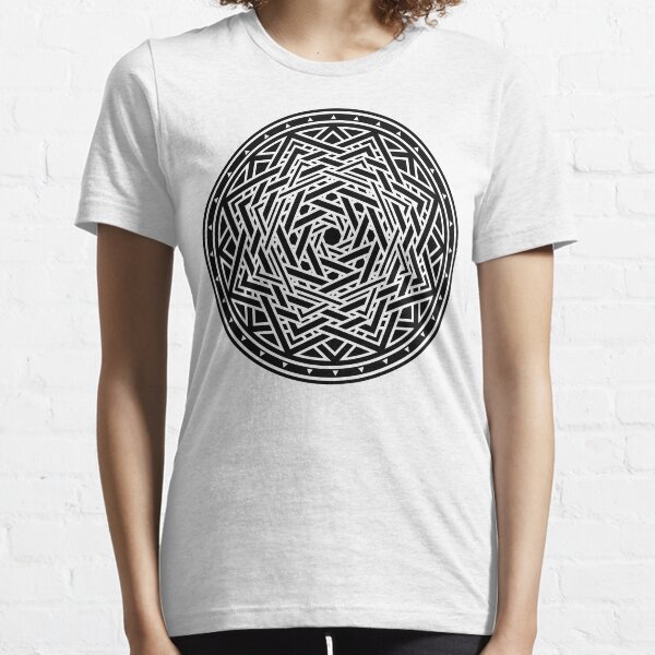 Roseknot, Filled Black Essential T-Shirt