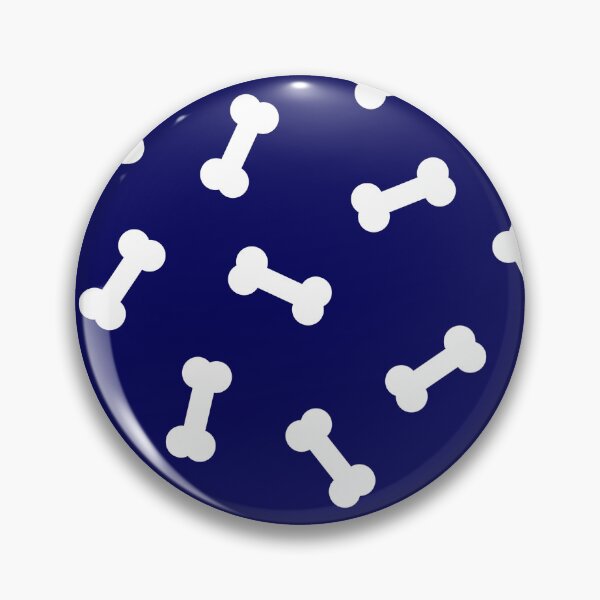 Item preview, Navy Blue Dog Treat Pattern designed and sold by Lady-Lilac.