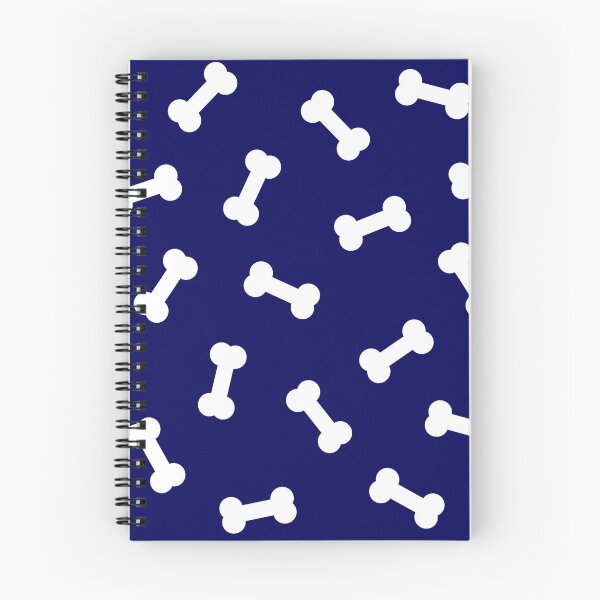 Item preview, Navy Blue Dog Treat Pattern designed and sold by Lady-Lilac.