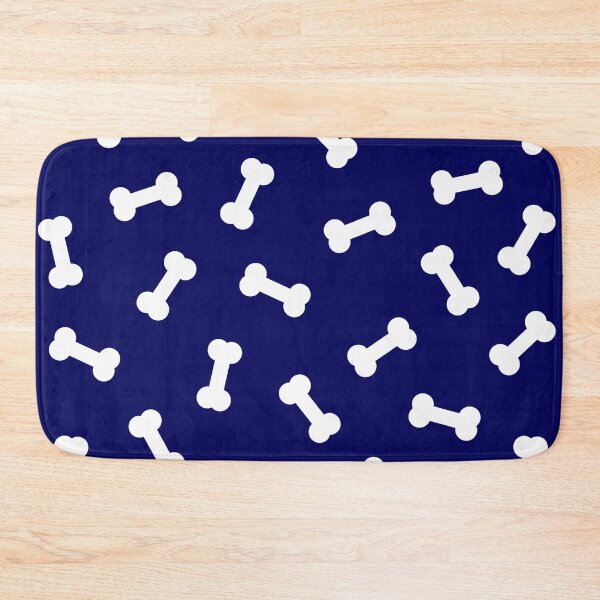 Item preview, Navy Blue Dog Treat Pattern designed and sold by Lady-Lilac.