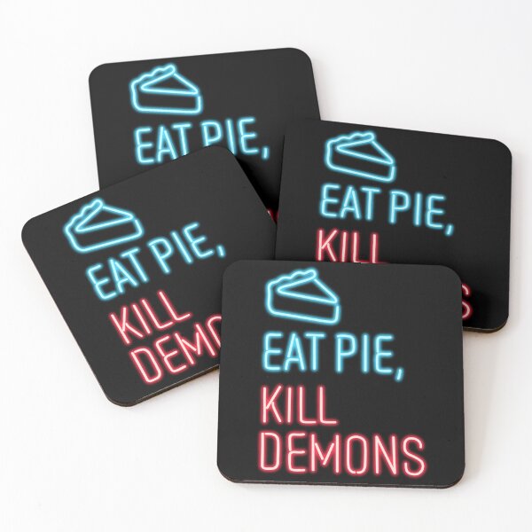 Item preview, Eat pie, kill demons designed and sold by spottedhound.