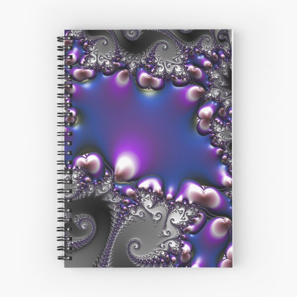 Item preview, Stormy Violet Fractal | Black, Blue and Purple Pattern | Fractal Art designed and sold by JillyJ05.