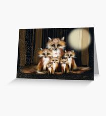 Fox Family Greeting Card
