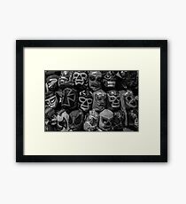 Lucha Libre Wrestling Maske Gerahmtes Wandbild