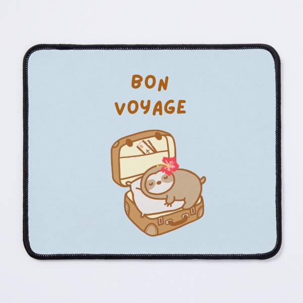 Item preview, Bon Voyage Traveling Sloth designed and sold by theslothinme.