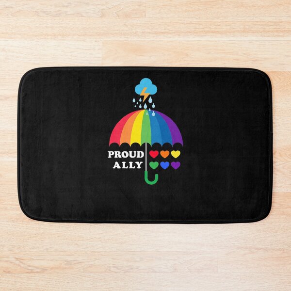 Item preview, PROUD ALLY GAY PRIDE PARADE LGBT DAY MONTH RAINBOW UMBRELLA designed and sold by sobriowslen.