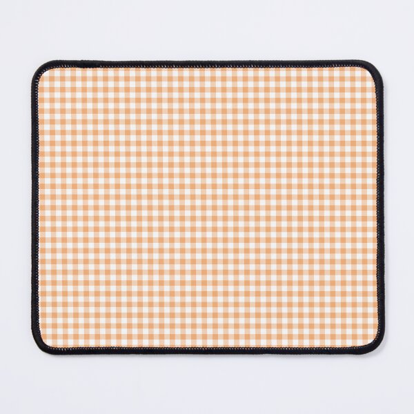 Item preview, Peach Orange Gingham Check Plaid designed and sold by junkydotcom.