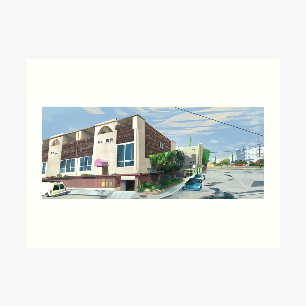 L.A House #1 Art Print