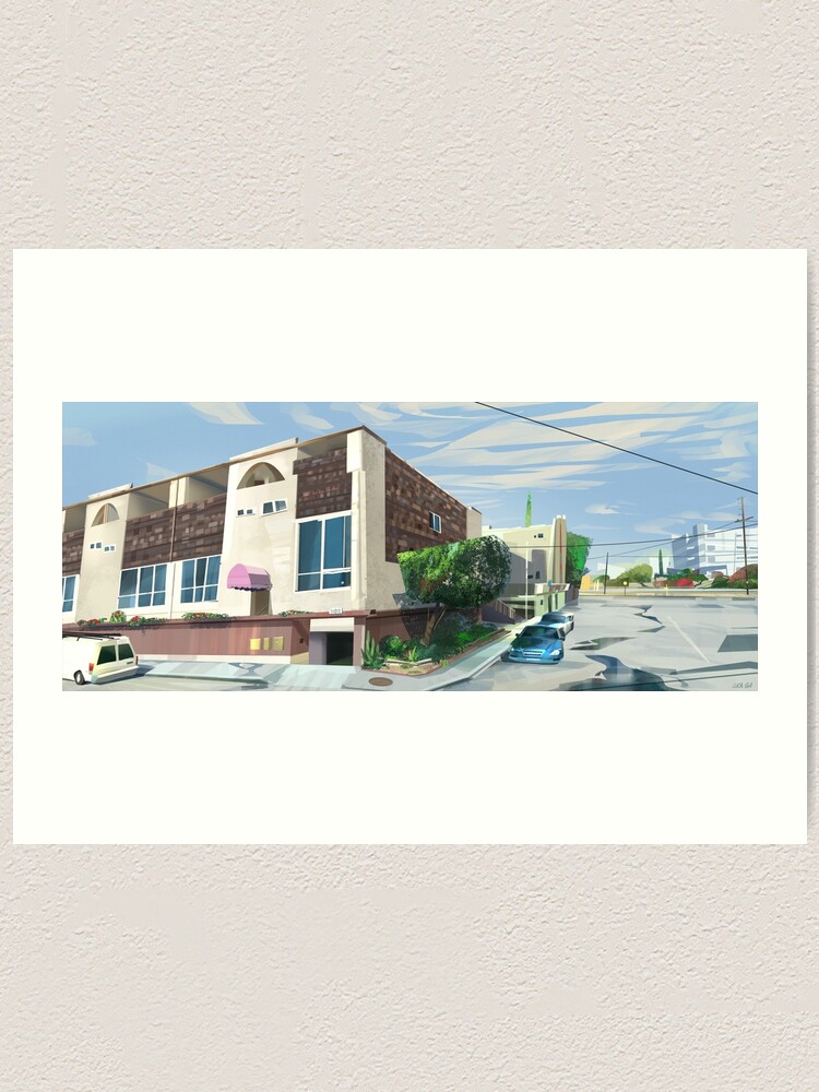 Alternate view of L.A House #1 Art Print