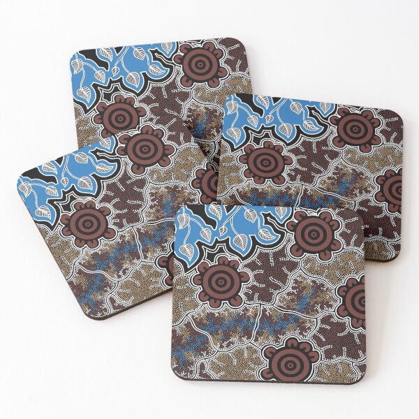 Item preview, Authentic Aboriginal Art - Water Lilly Dreaming designed and sold by HogarthArts.