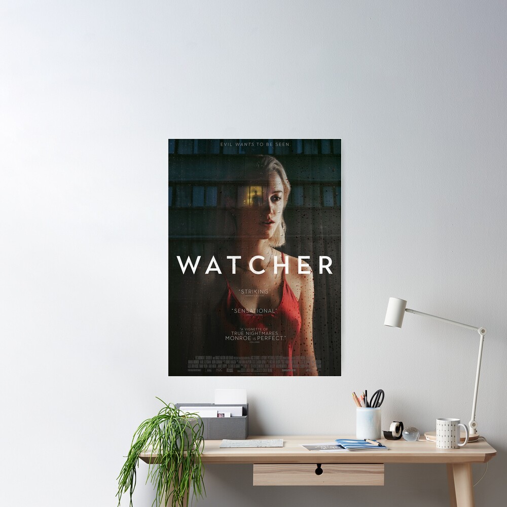 Watcher Movie Poster 2022 Wall Art Decor Home Full Size