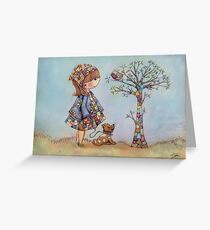 The Patchwork Tree Greeting Card