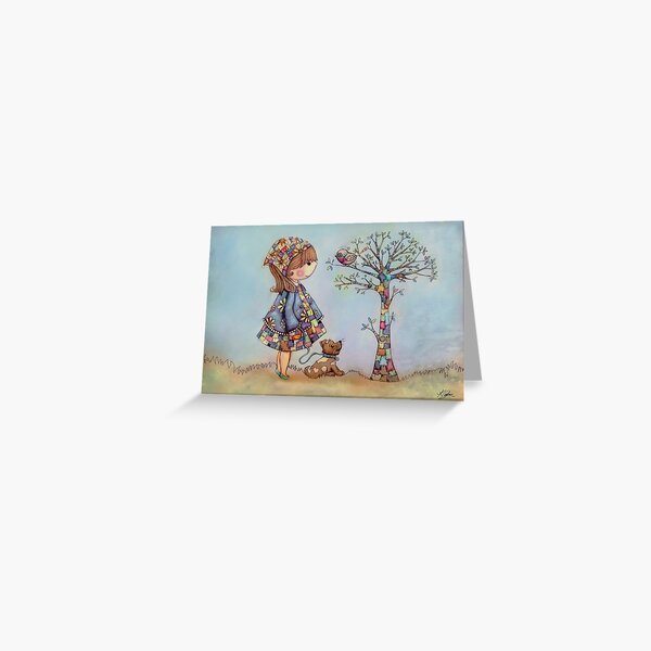 The Patchwork Tree Greeting Card