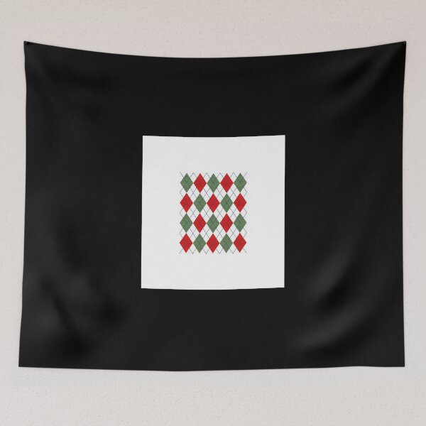 Item preview, Red And Green Argyle Pattern Sleeveless Top designed and sold by laureljusjv.