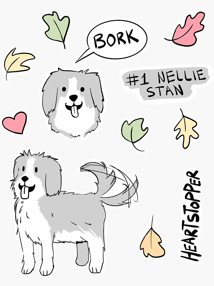 Pegatina «Nellie Nelson, Nick's Dog Heartstopper» de Wheezecough ...