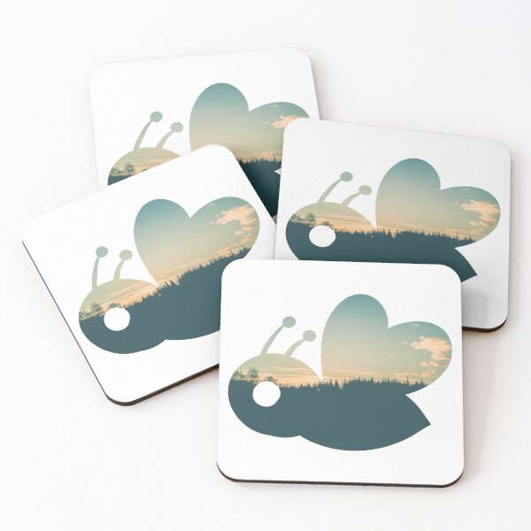 Item preview, Colorful Forest Trees Under Calm Sky Honey Bee | Cute Honey Bee designed and sold by BopleDesigns.